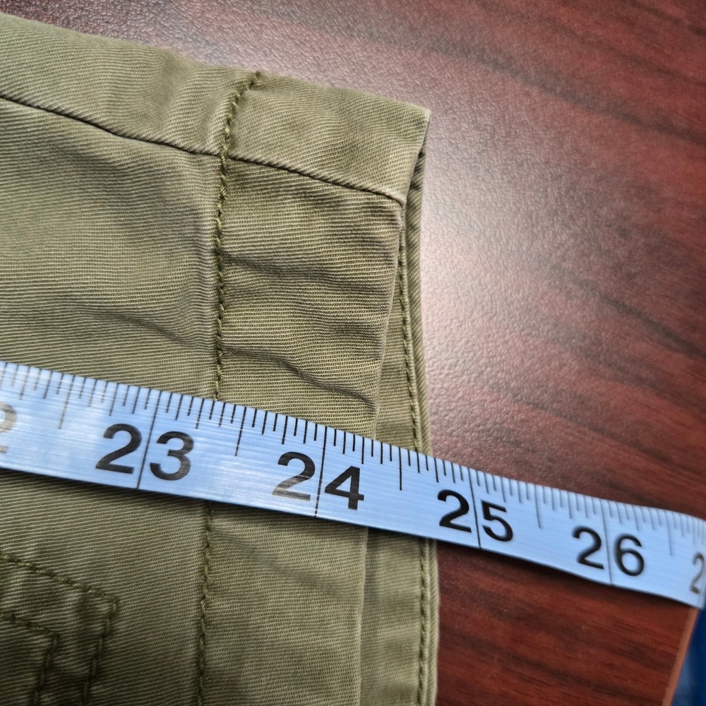 American‎ Eagle Outfitters Olive Green Utility Anorak Jacket Hooded Zip Pockets - Picture 13 of 13